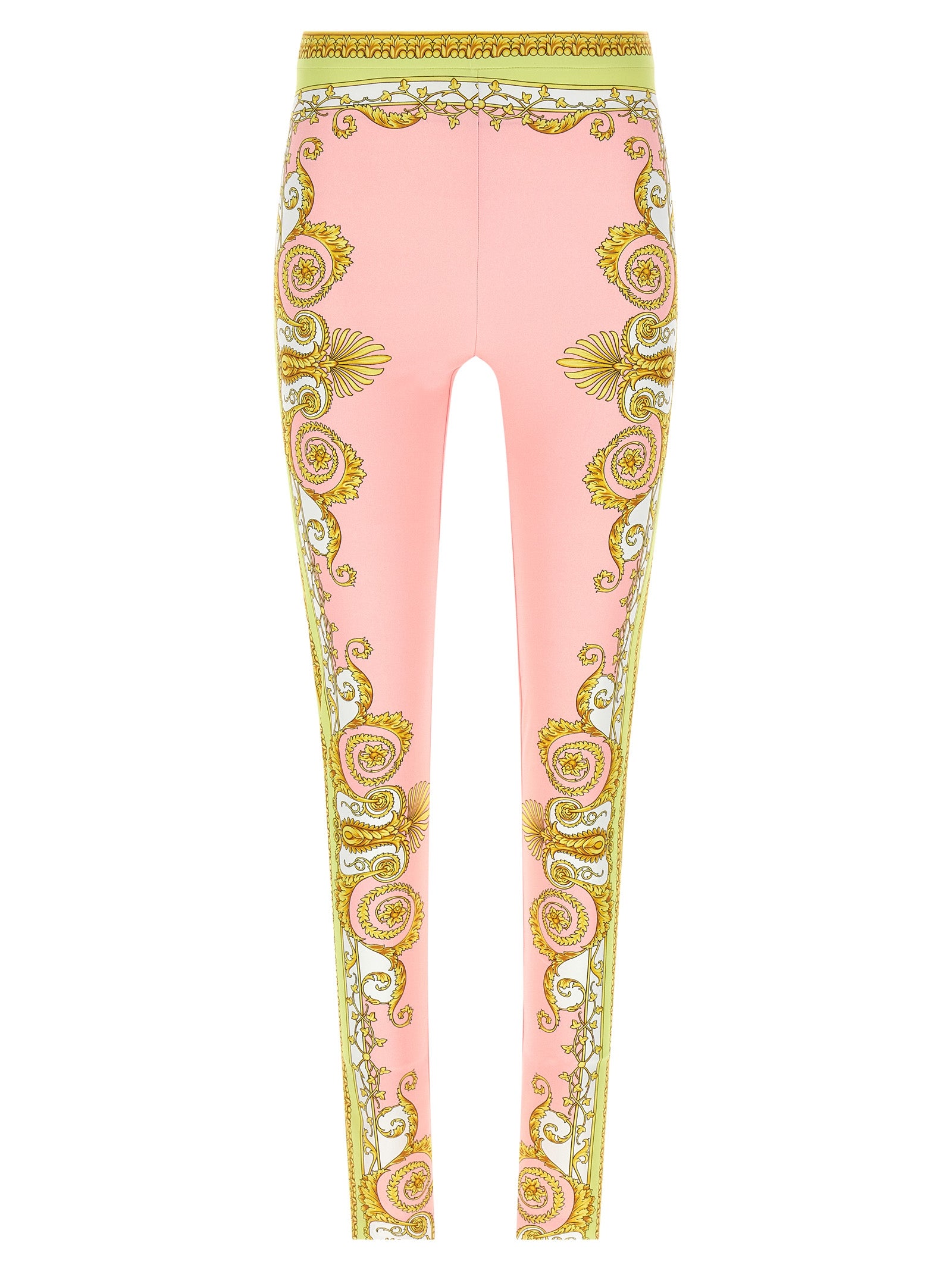 Versace Multicolor Nylon Leggings