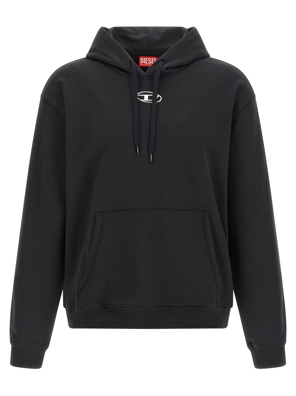 Diesel Black Cotton Sweatshirt