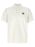 Kenzo White Cotton Polo Shirt