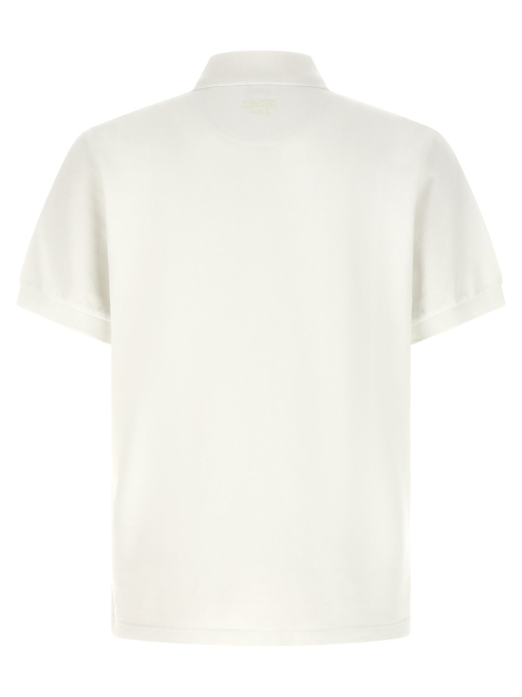 Kenzo White Cotton Polo Shirt