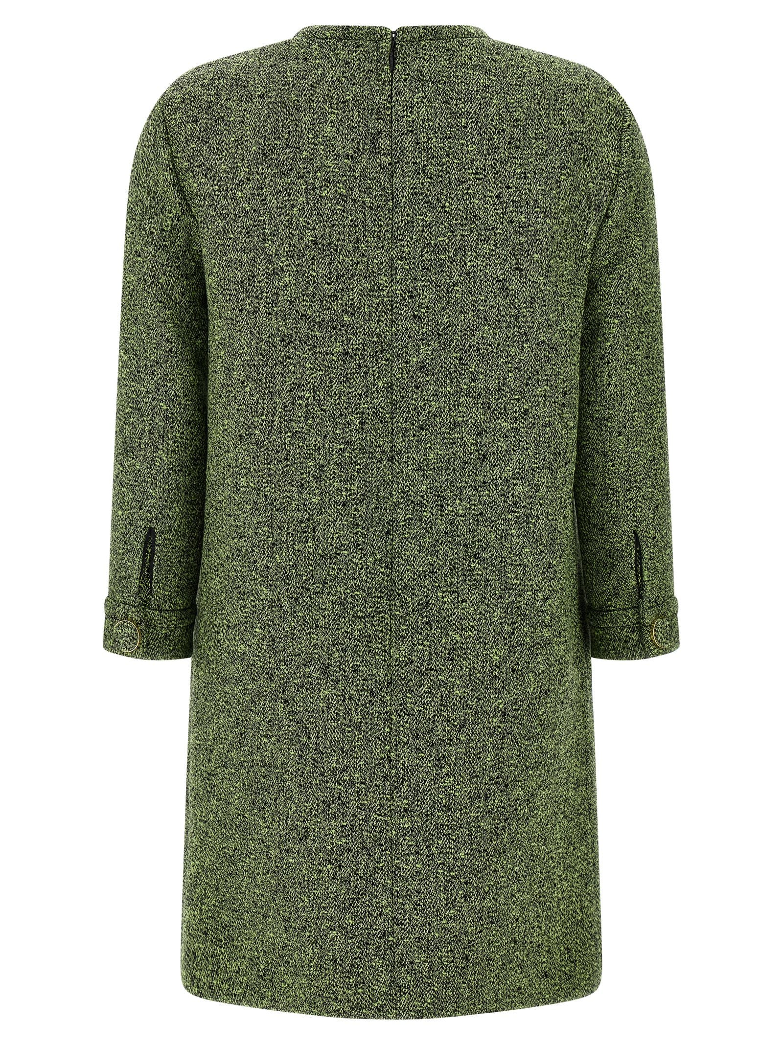 Gucci Bicolor Cotton Short Dress
