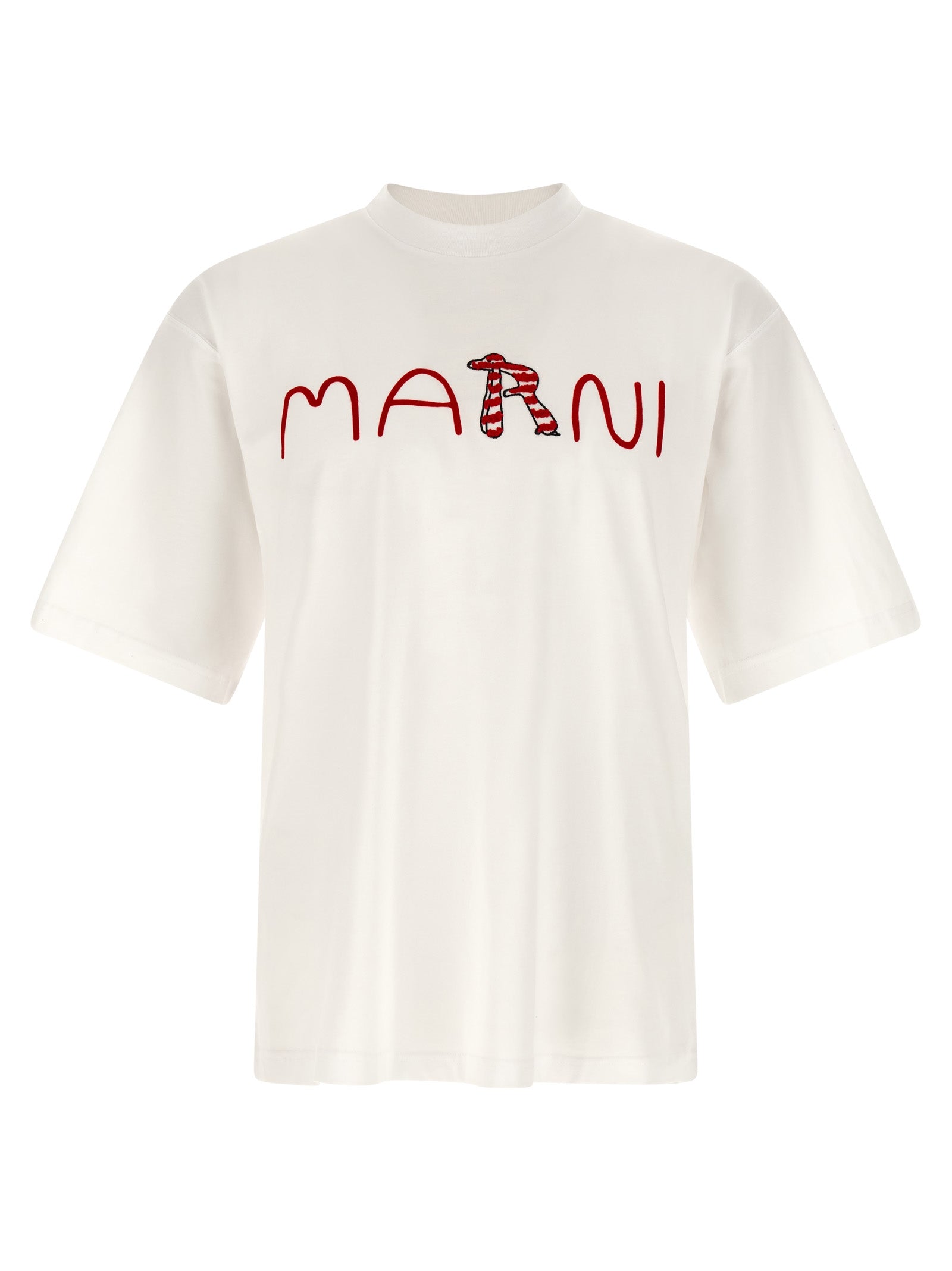 Marni White Cotton T-Shirt