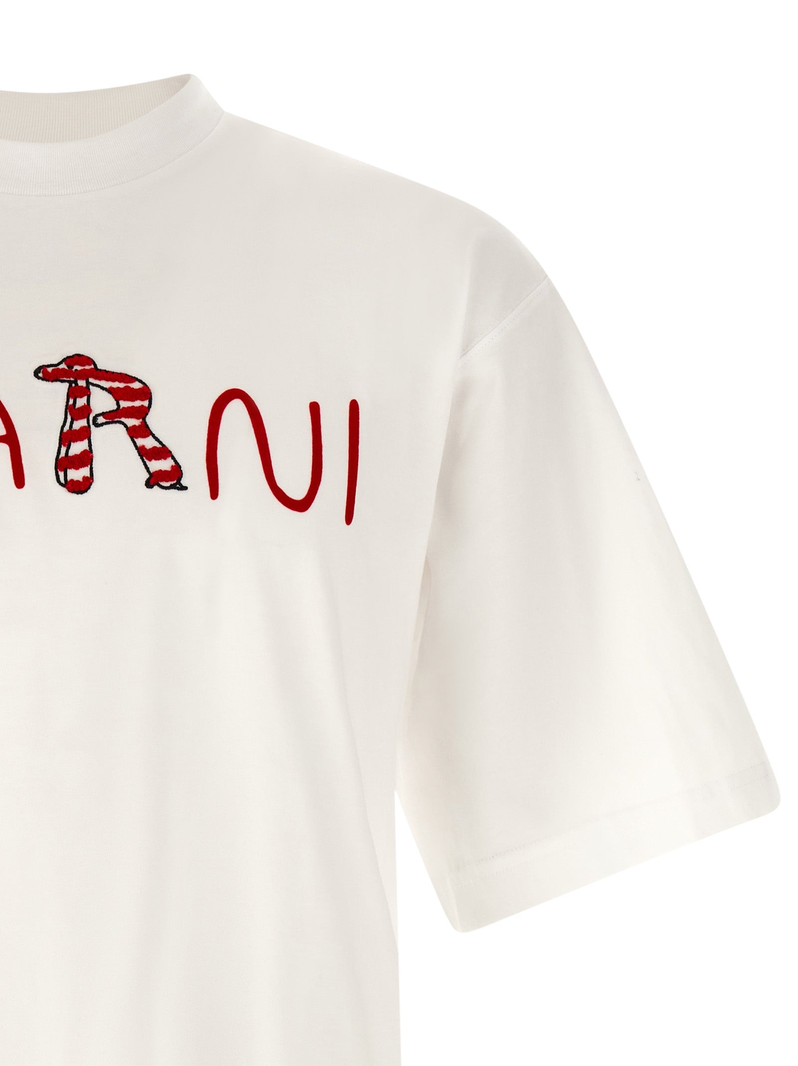 Marni White Cotton T-Shirt