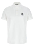 Balmain Bicolor Cotton Polo Shirt
