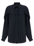 Fabiana Filippi Blue Acetate Blouse