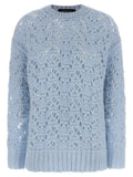 Fabiana Filippi Blue Virgin Wool Cardigan