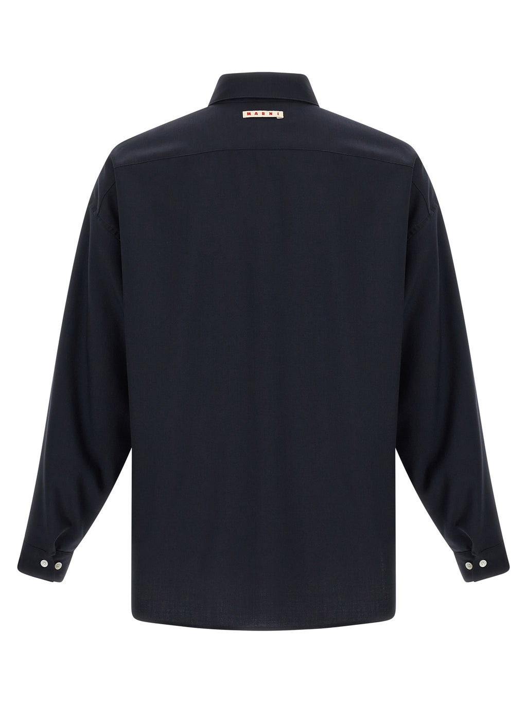 Marni Blue Virgin Wool Blouse