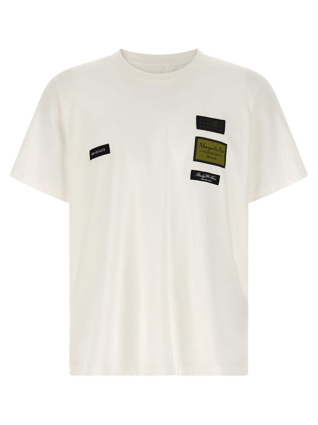 MM6 Maison Margiela White Cotton T-Shirt