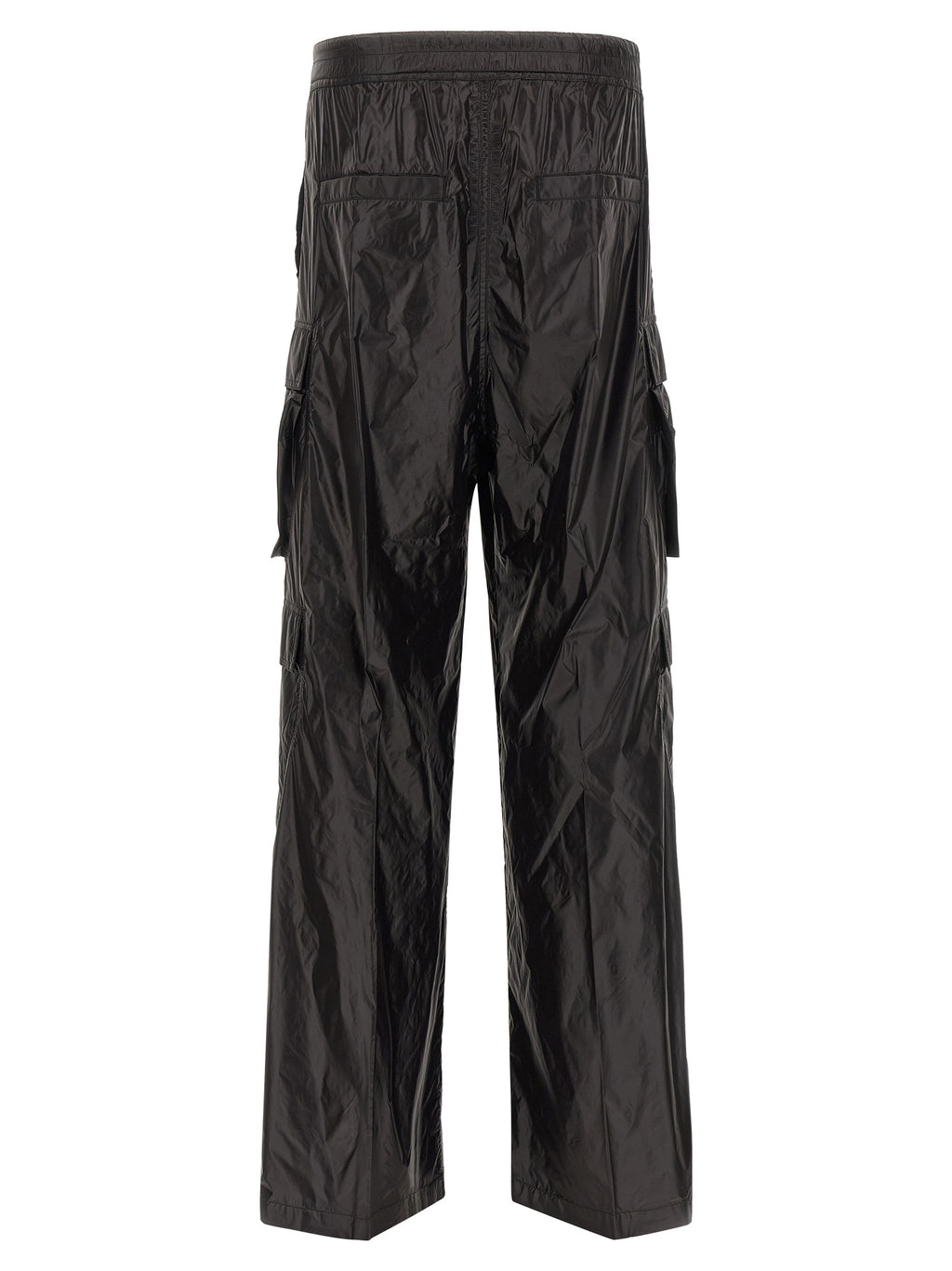 Rick Owens Black Nylon Cargo Pants