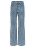 PINKO Blue Cotton Jeans Denim
