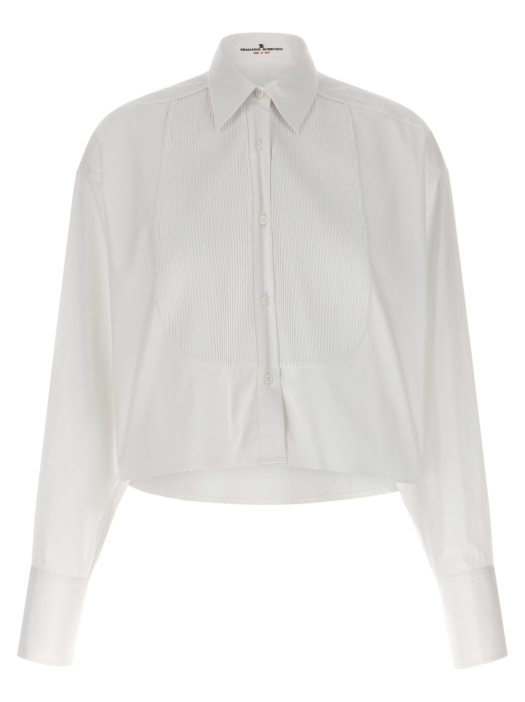 Ermanno Scervino White Cotton Blouse