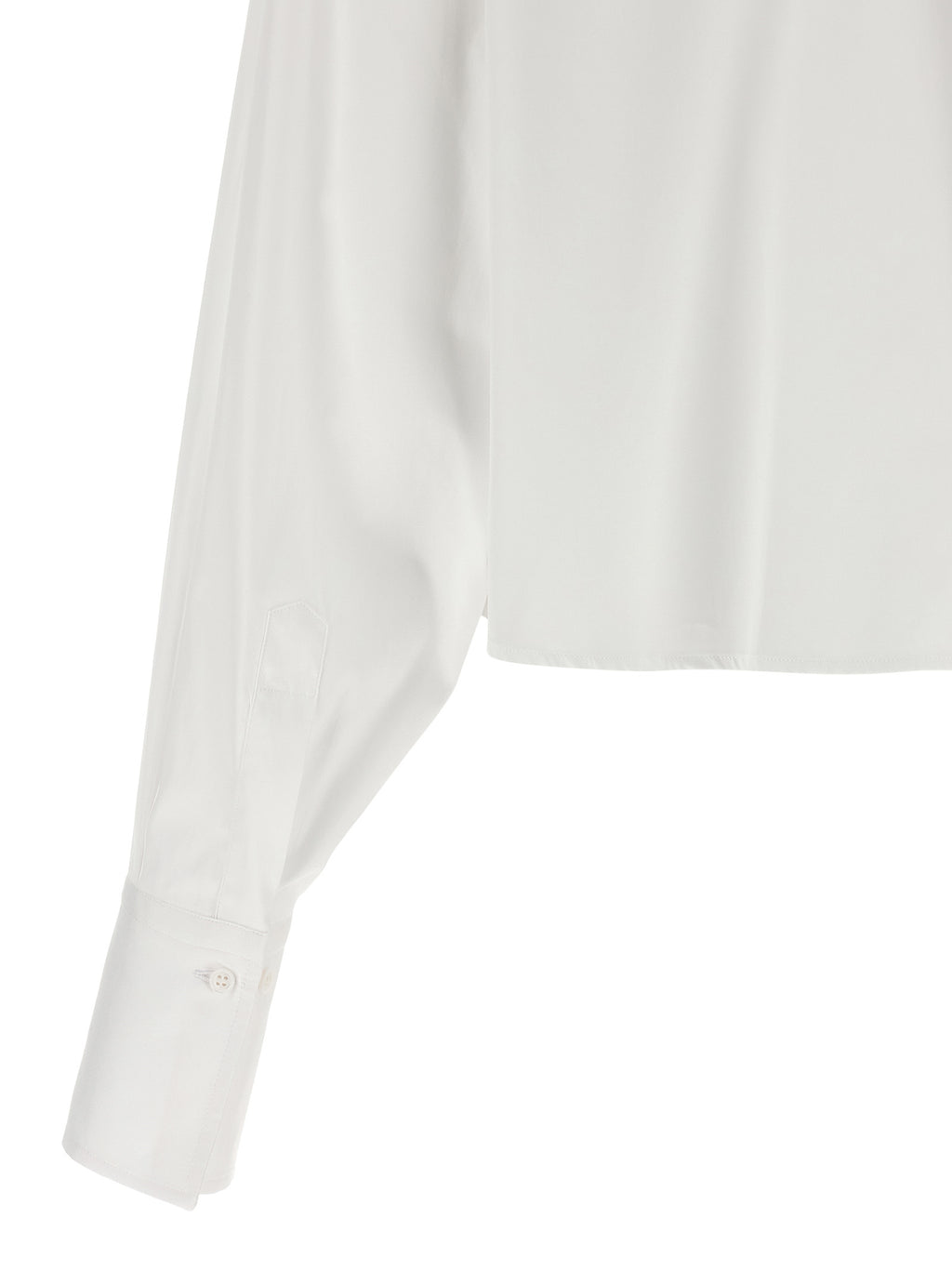 Ermanno Scervino White Cotton Blouse