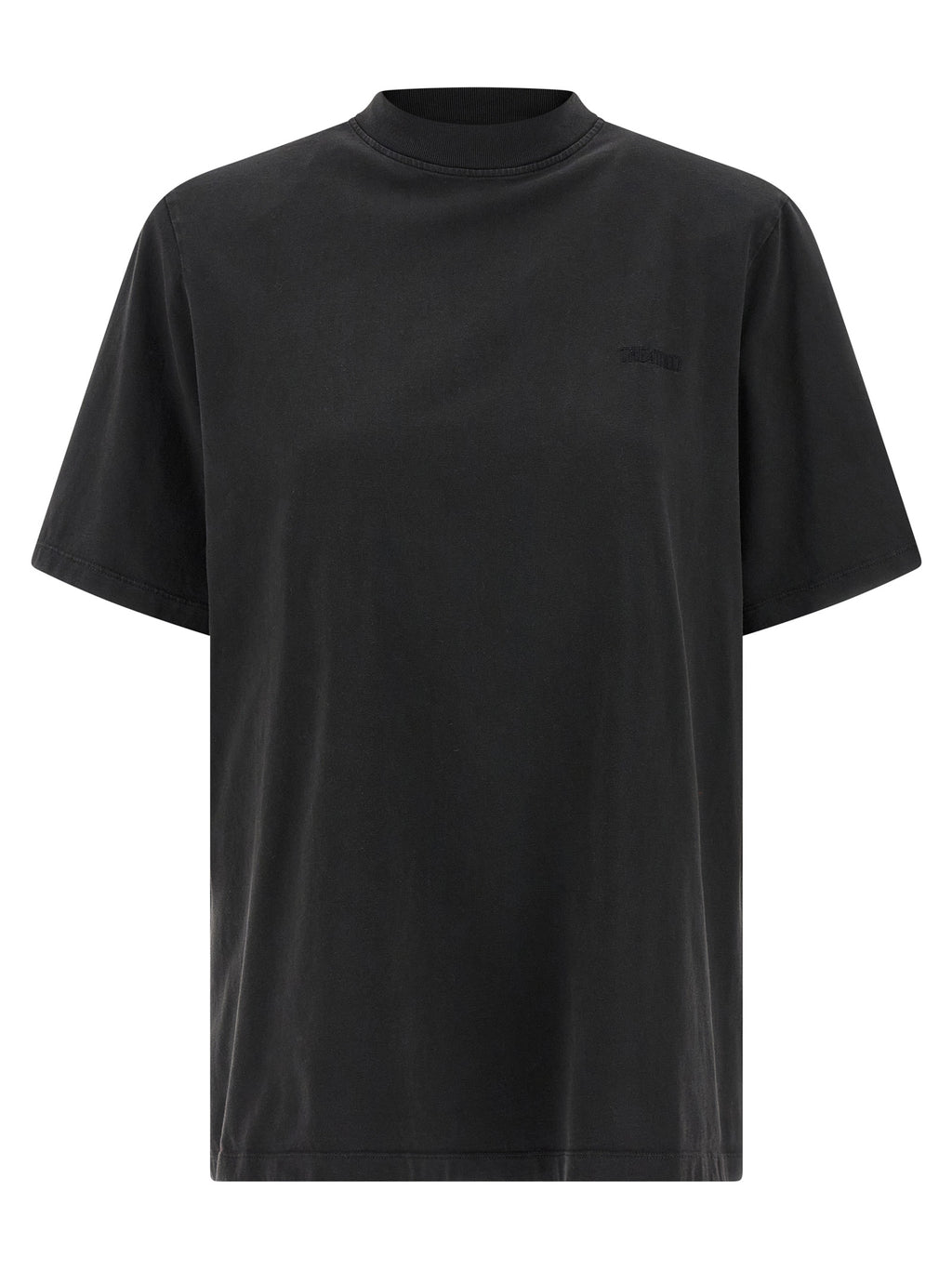 The Attico Black Cotton T-Shirt