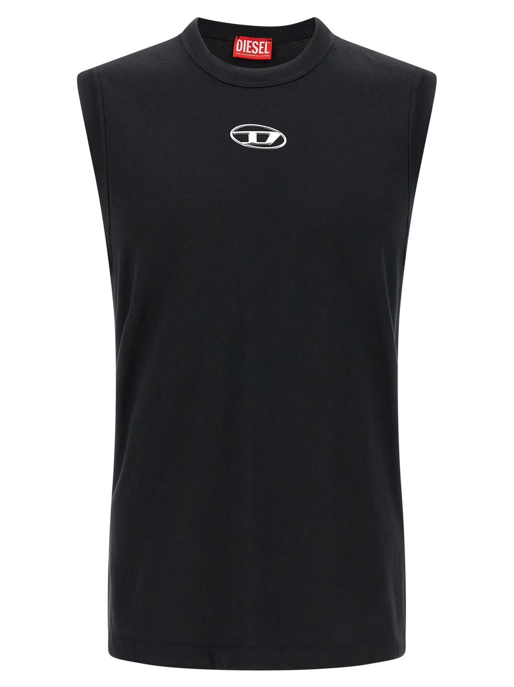 Diesel Black Cotton T-Shirt
