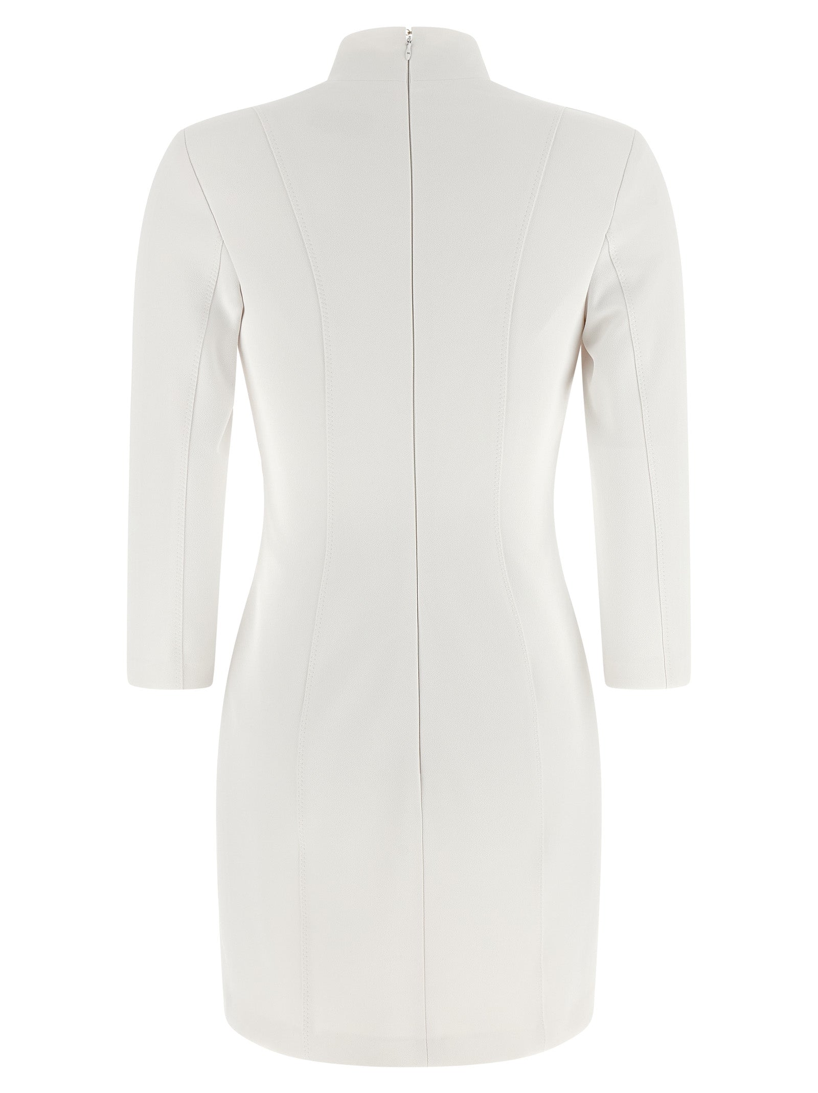 Elisabetta Franchi White Polyester Short Dress