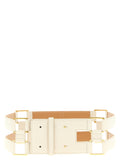 Elisabetta Franchi White Polyethylene Regular Belt