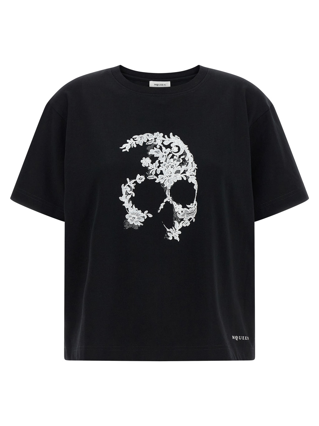 Alexander McQueen Bicolor Cotton T-Shirt