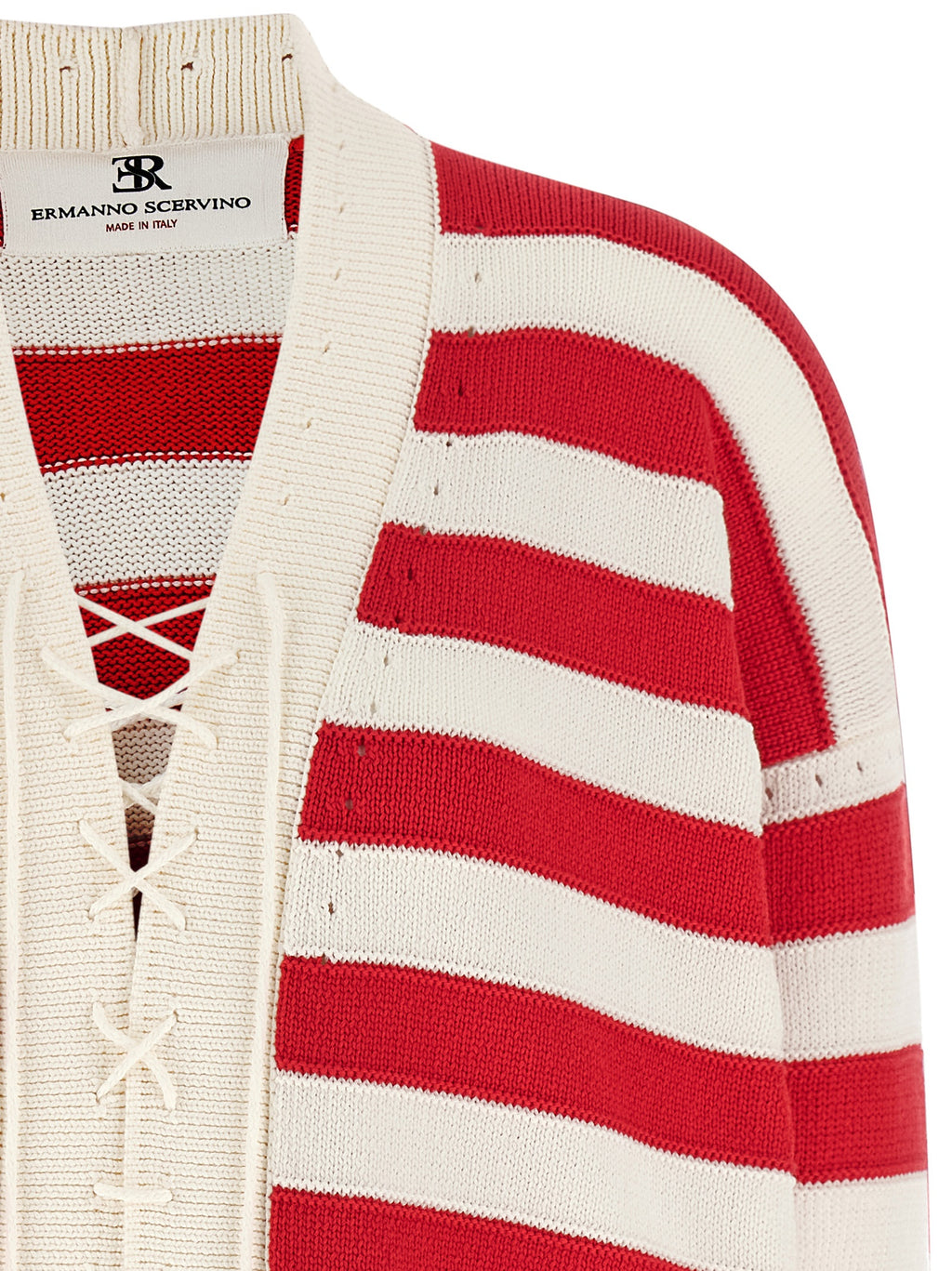 Ermanno Scervino Multicolor Cotton Cardigan