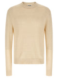 Jil Sander Beige Hemp Cardigan