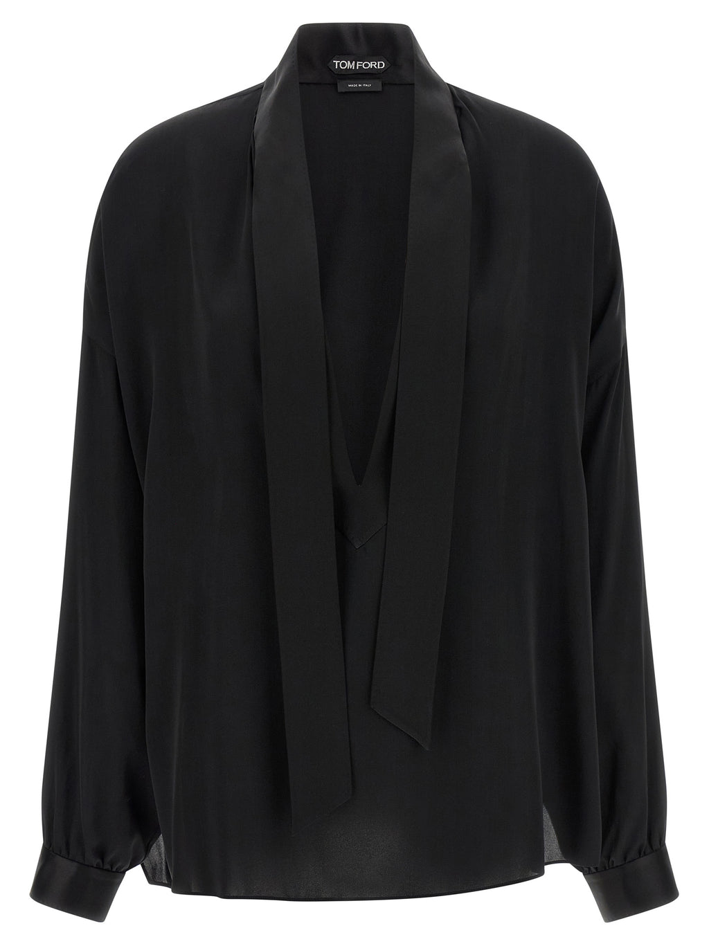 Tom Ford Black Silk Blouse