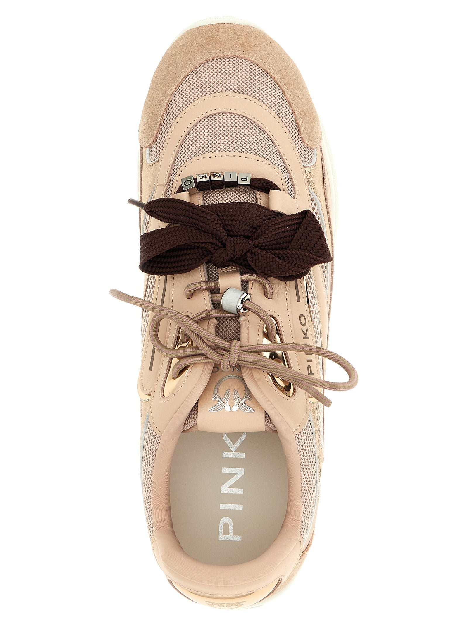 PINKO Multicolor Leather Athletic Sneakers