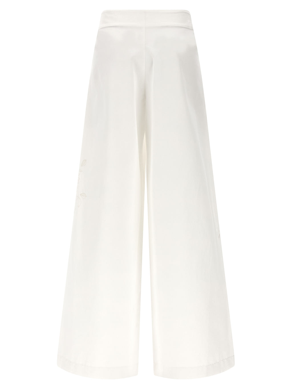 Ermanno Scervino White Cotton Casual Pants
