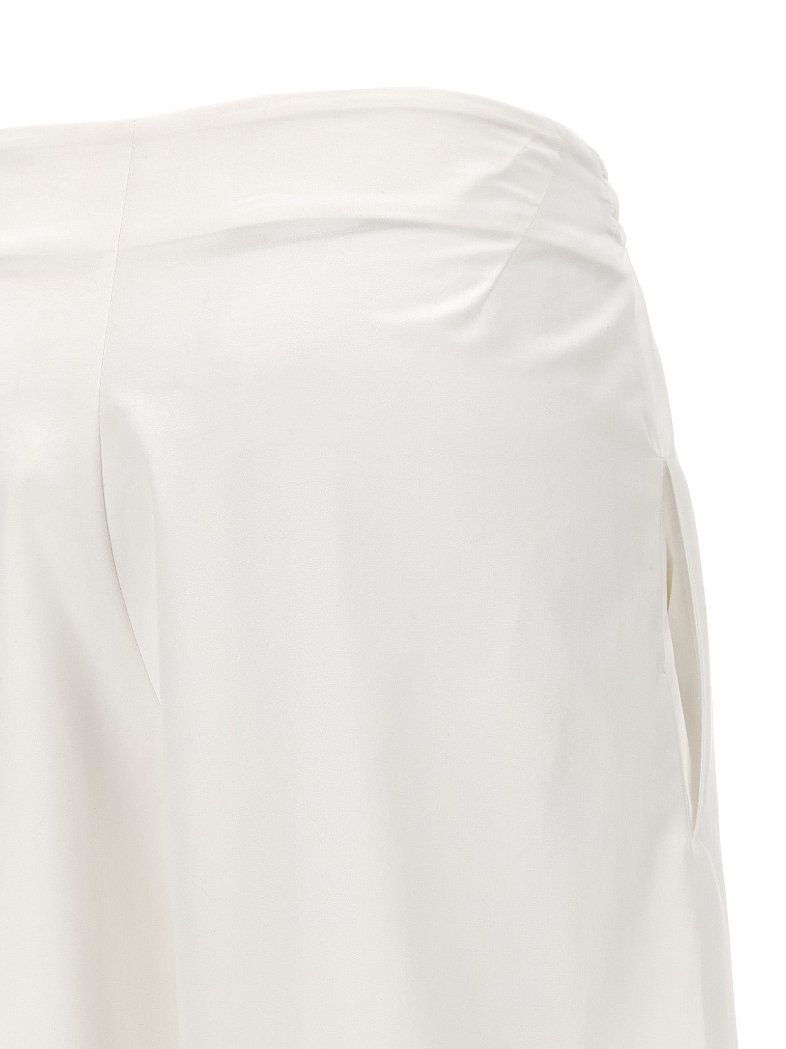 Ermanno Scervino White Cotton Casual Pants