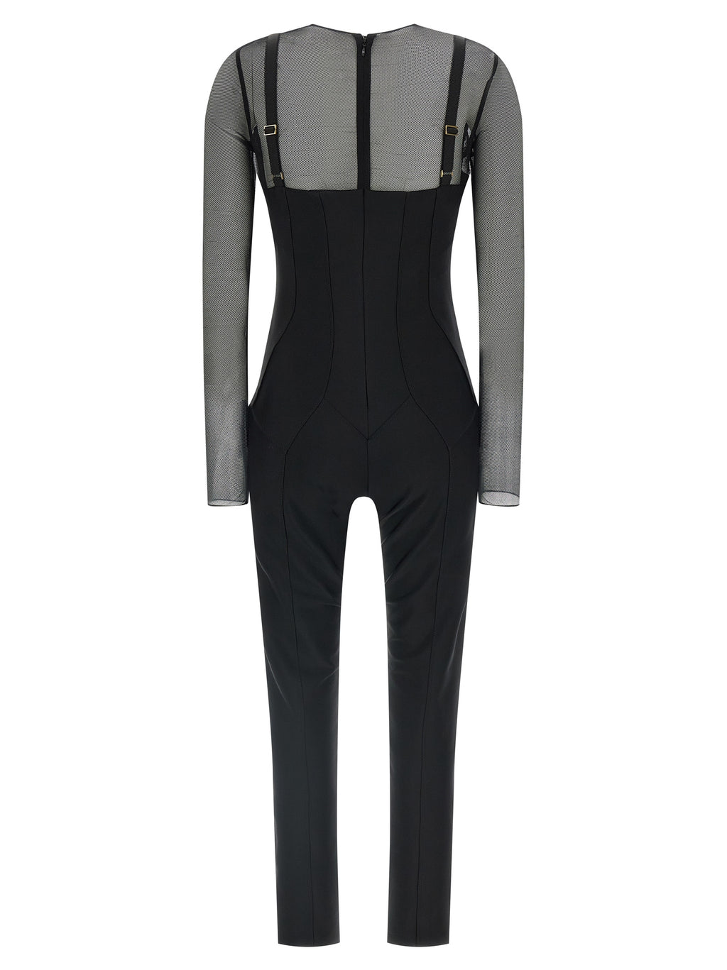 Elisabetta Franchi Black Polyamide Jumpsuit