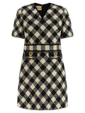 Valentino Garavani Bicolor Cotton Short Dress