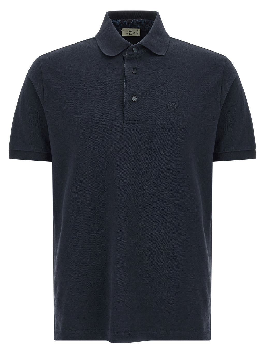 Etro Blue Cotton Polo Shirt