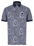 Etro Blue Cotton Polo Shirt