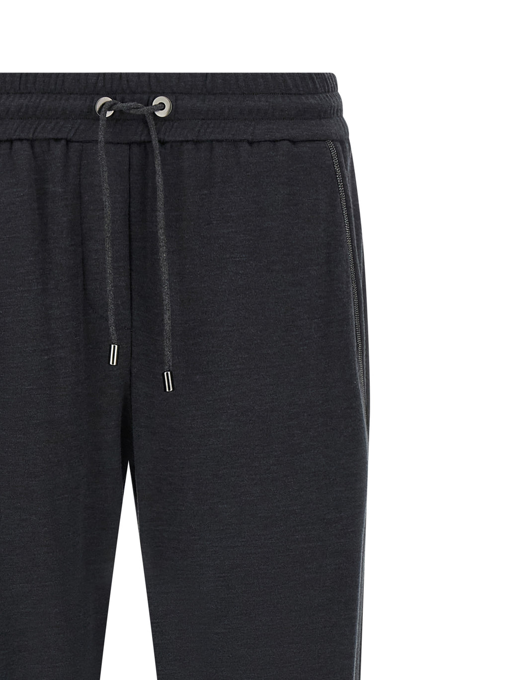 Brunello Cucinelli Gray Cotton Joggers (Workout Pants)
