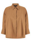 Fabiana Filippi Brown Cotton Blouse