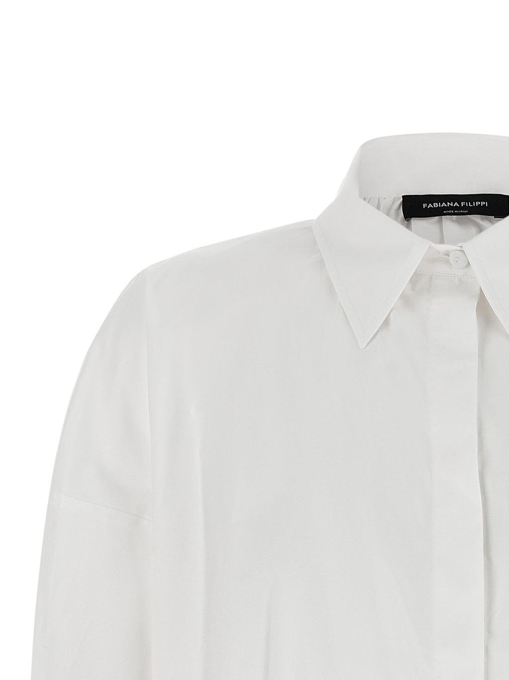 Fabiana Filippi White Cotton Blouse