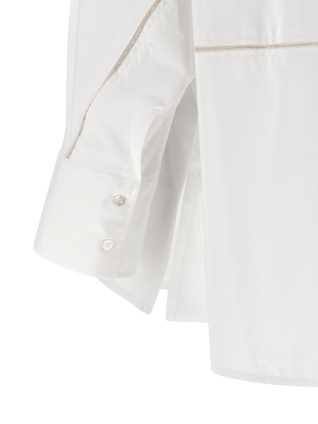 Fabiana Filippi White Cotton Blouse