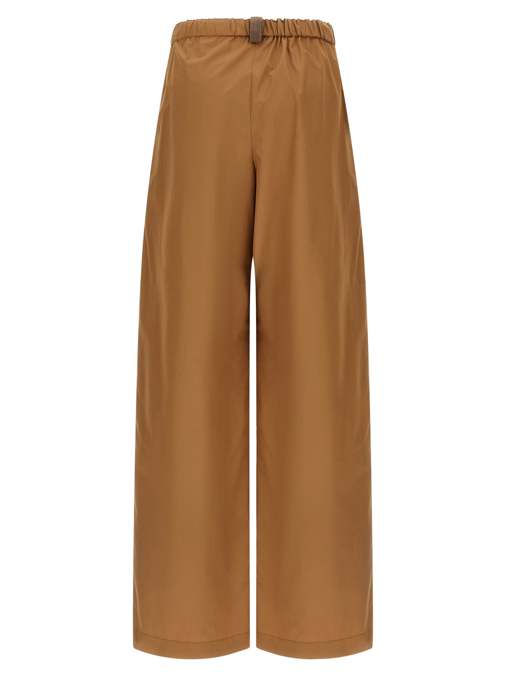 Fabiana Filippi Brown Cotton Casual Pants