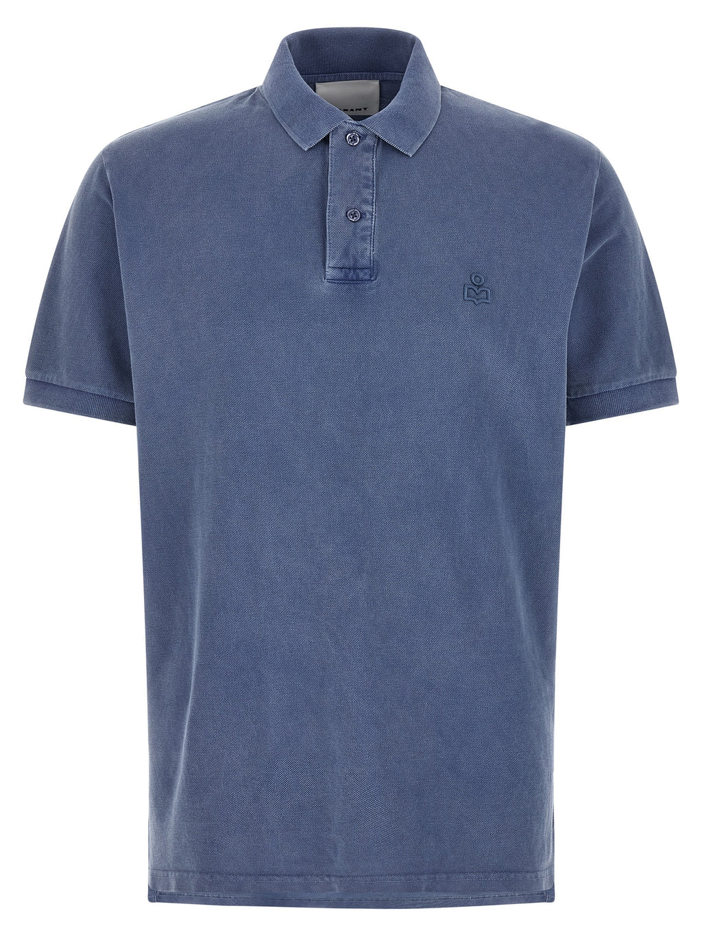 Isabel Marant Blue Cotton Polo Shirt