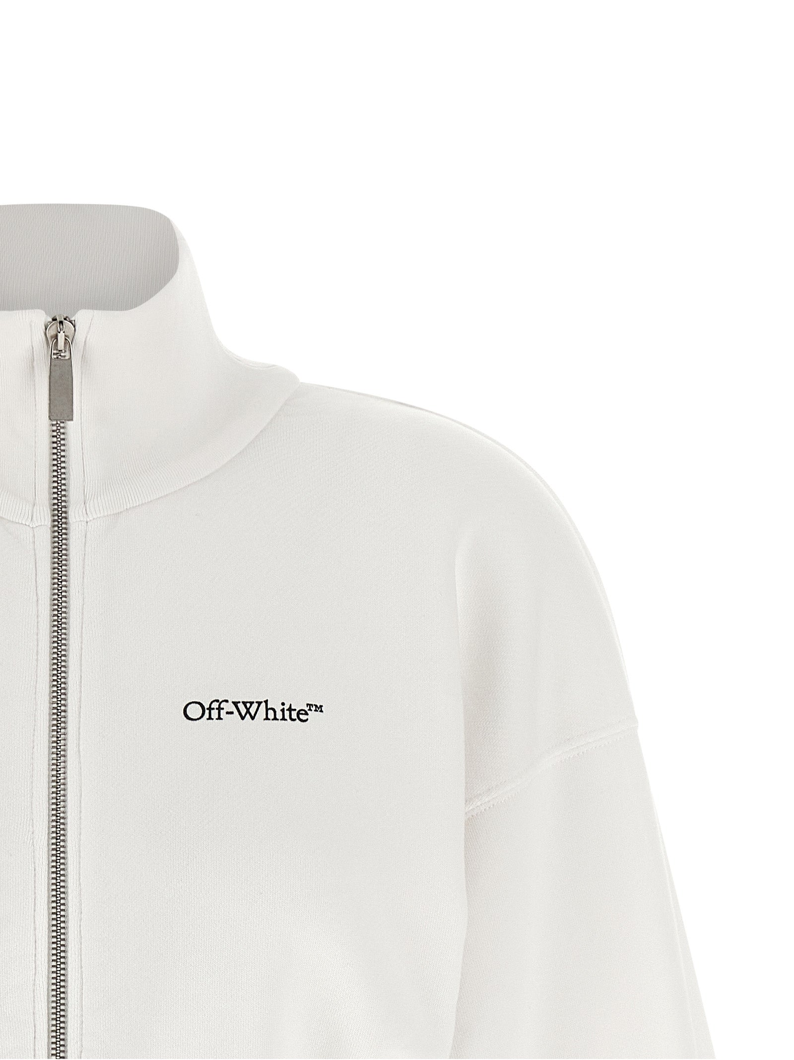 Off-White White Cotton Sweatshirt
