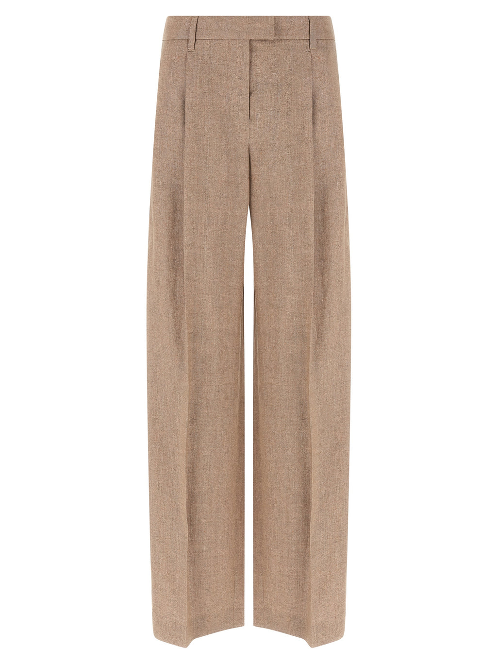 Brunello Cucinelli Multicolor Linen Flared Pants