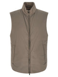 Herno Gray Polyamide Sleeveless Jacket