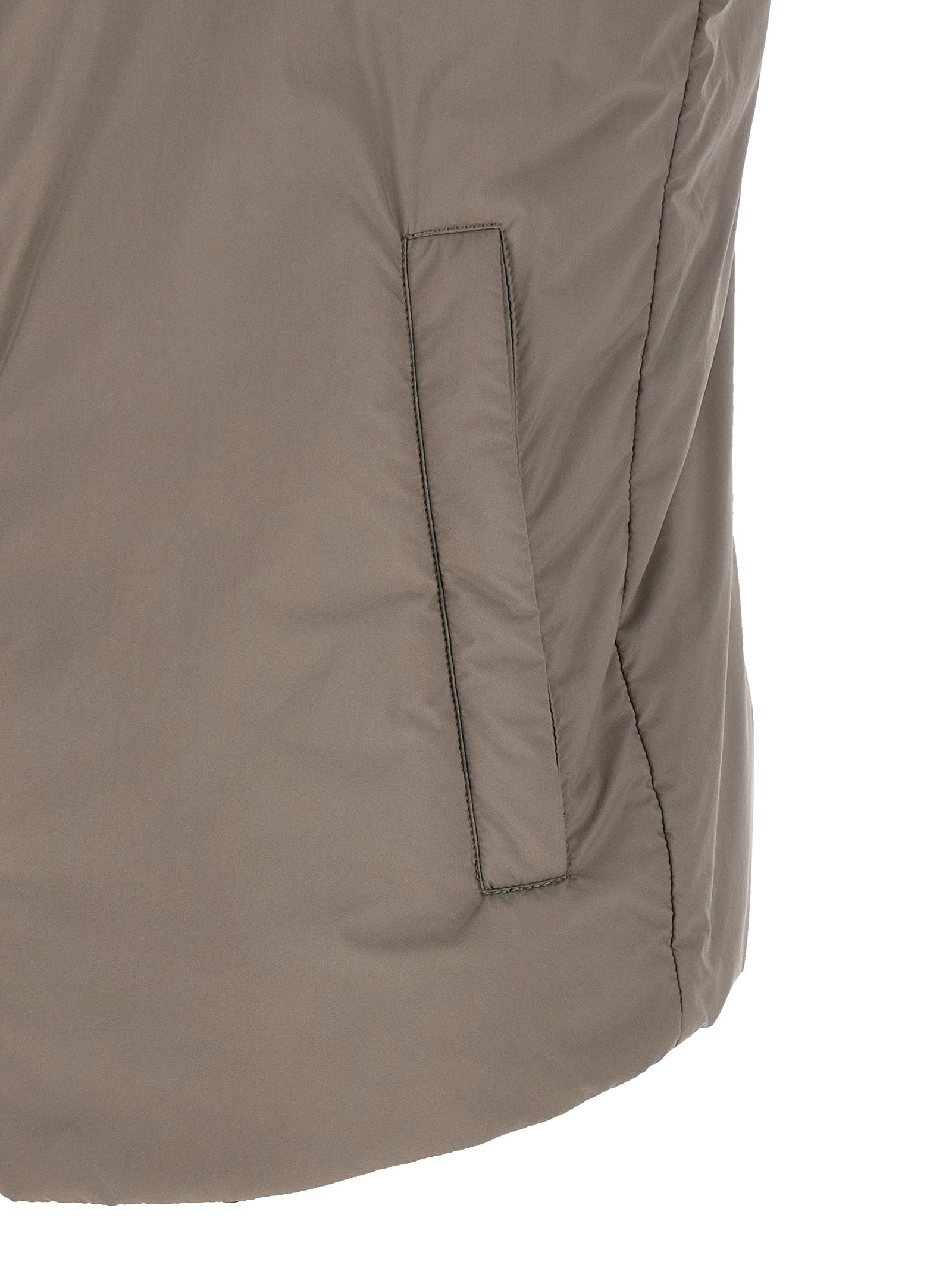 Herno Gray Polyamide Sleeveless Jacket