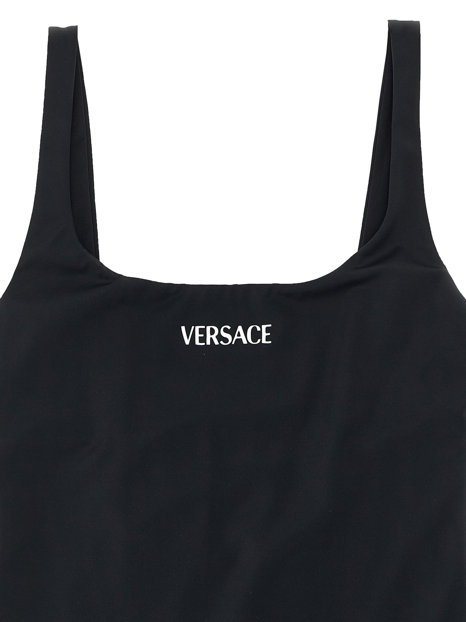 Versace Black Nylon One-Piece Swimsuit