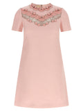 Valentino Garavani Multicolor Virgin Wool Short Dress