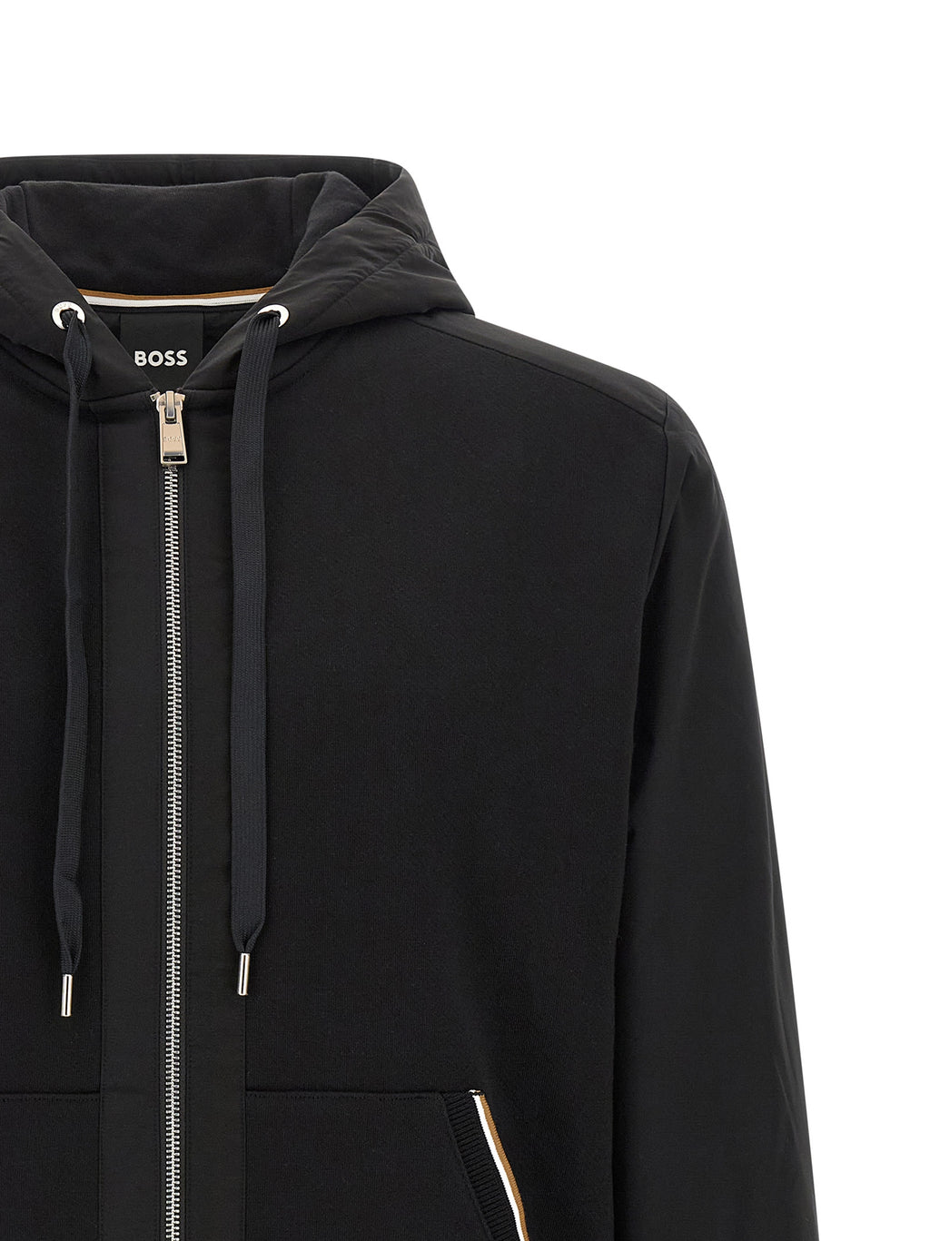 Hugo Boss Black Cotton Sweatshirt