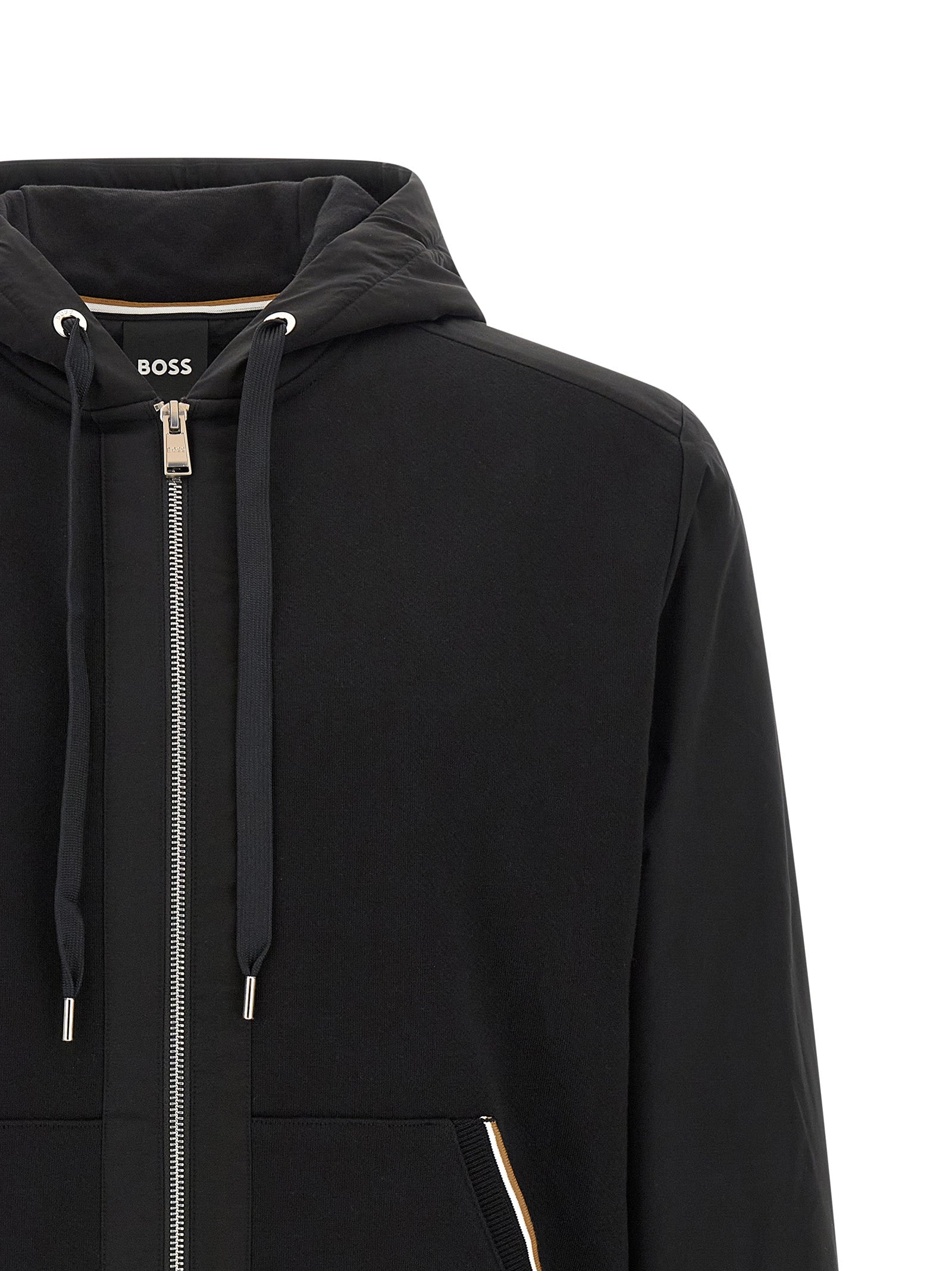 Hugo Boss Black Cotton Sweatshirt