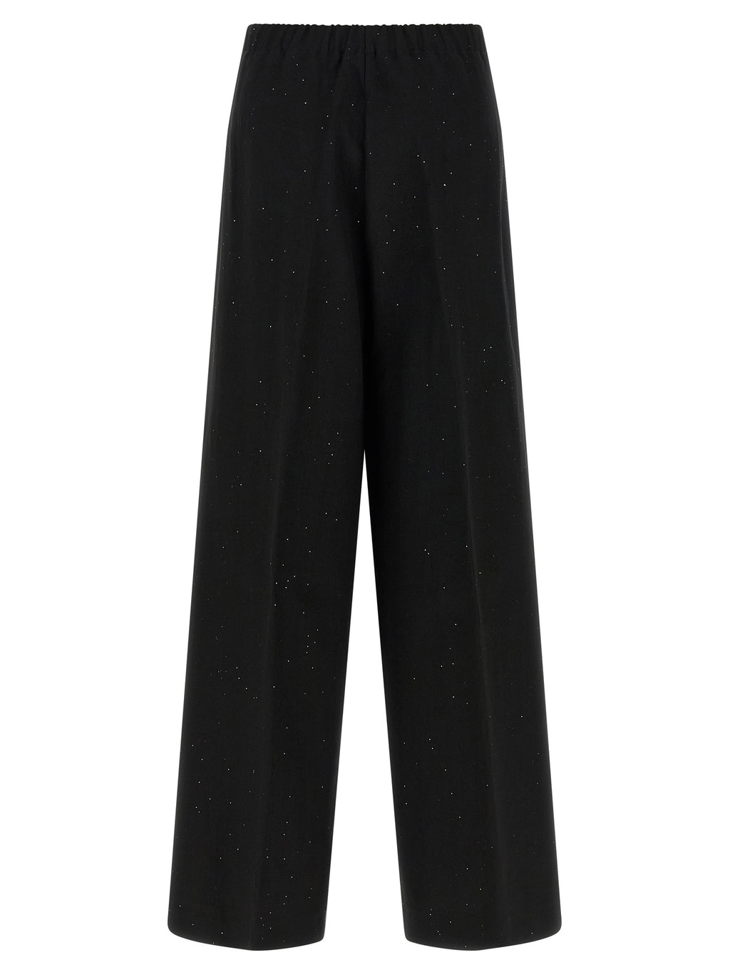 Herno Black Viscose Pants