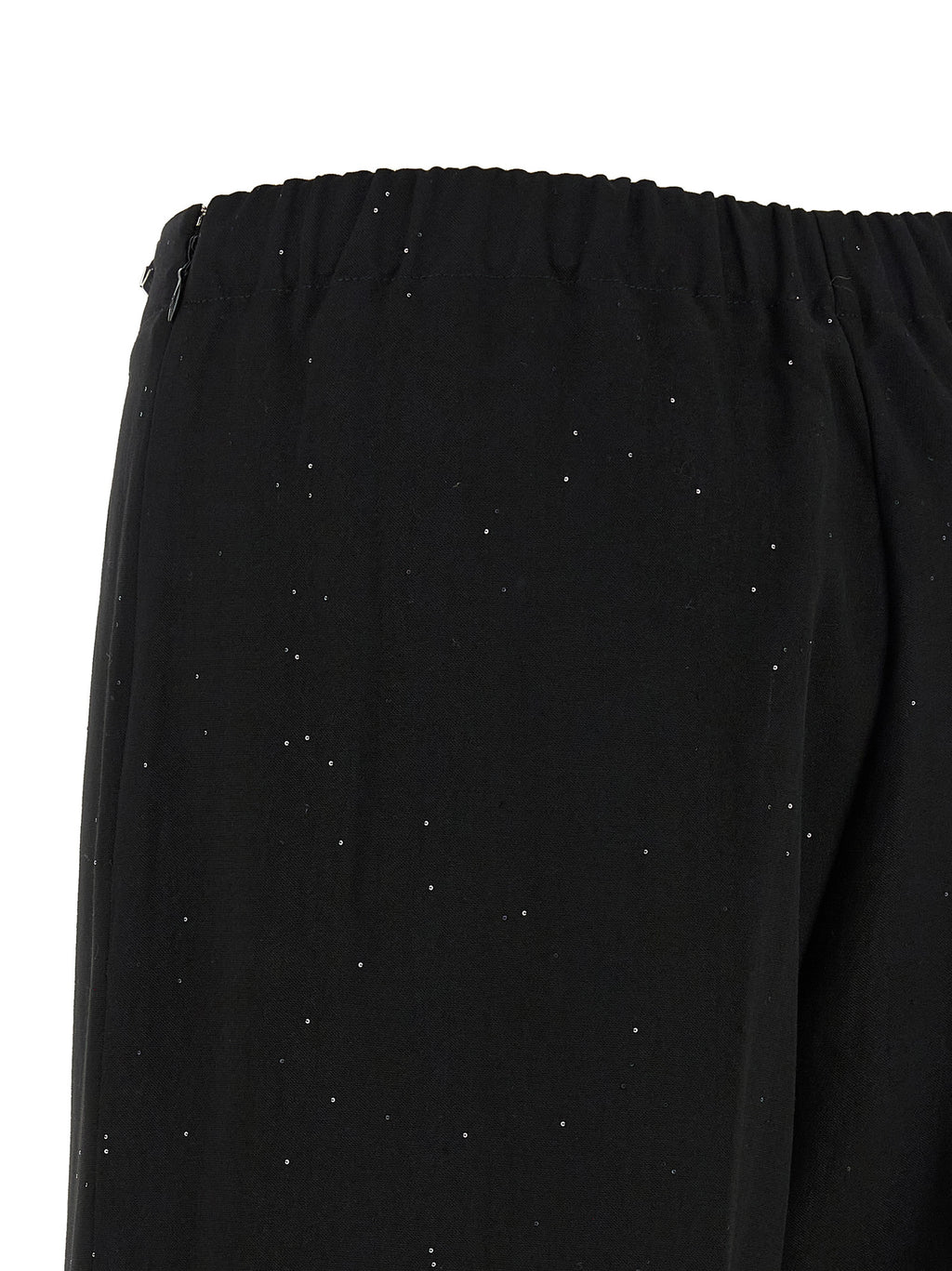 Herno Black Viscose Pants