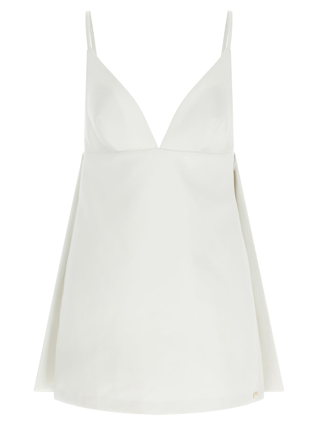 Elisabetta Franchi White Polyester Short Dress