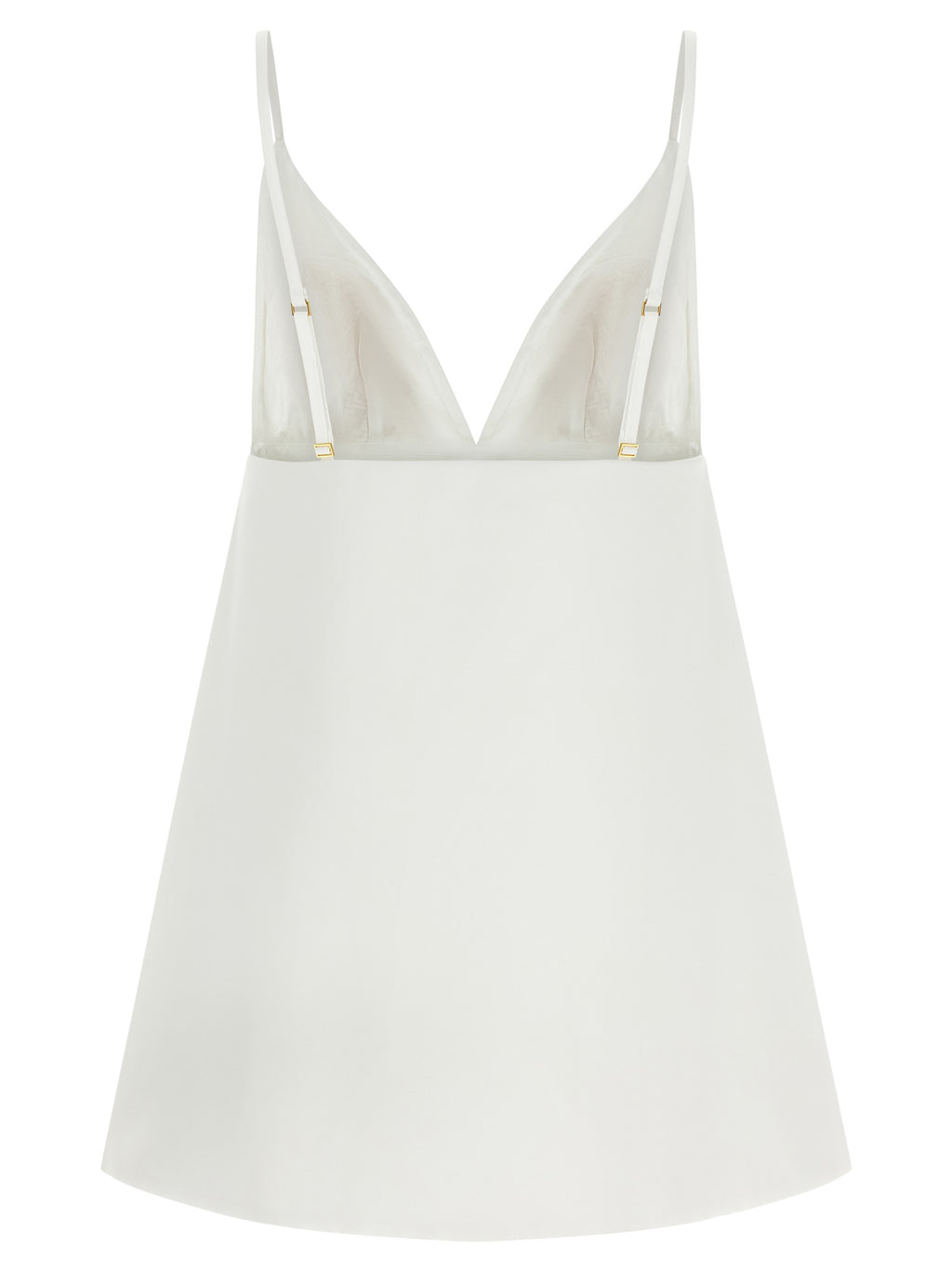 Elisabetta Franchi White Polyester Short Dress