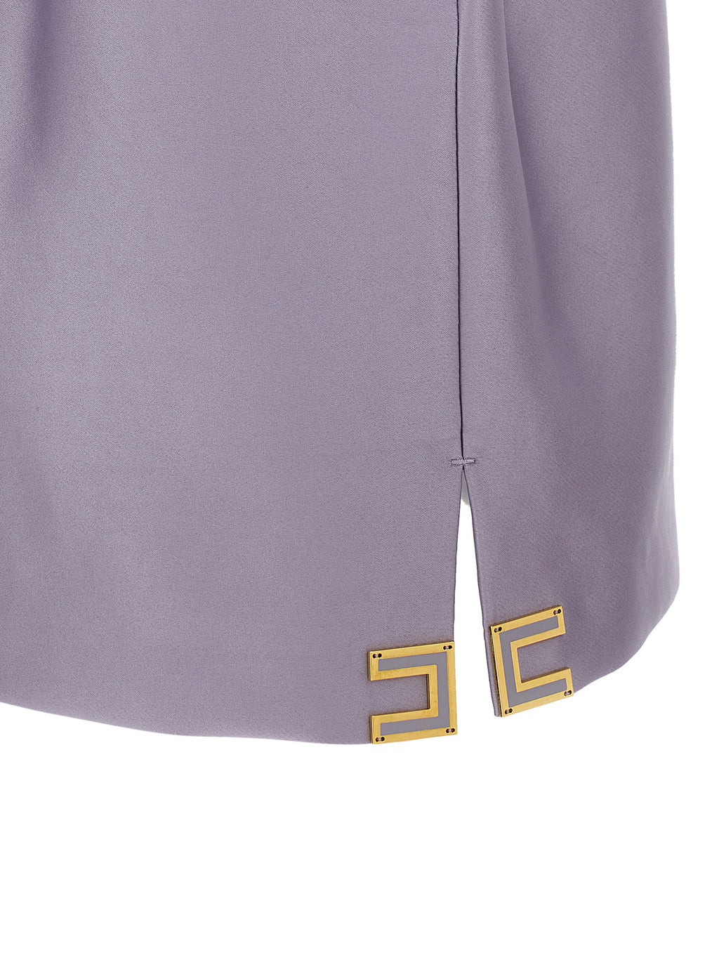 Elisabetta Franchi Purple Polyester Short Dress